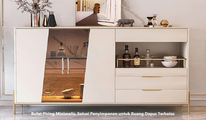 Bufet Piring Minimalis