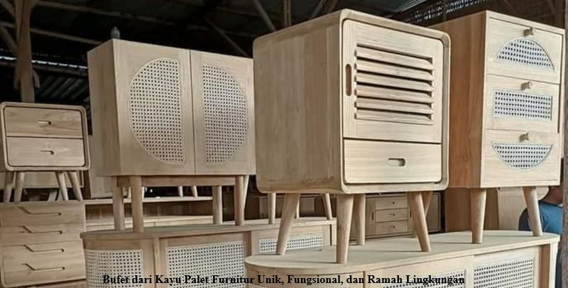 Bufet dari Kayu Palet