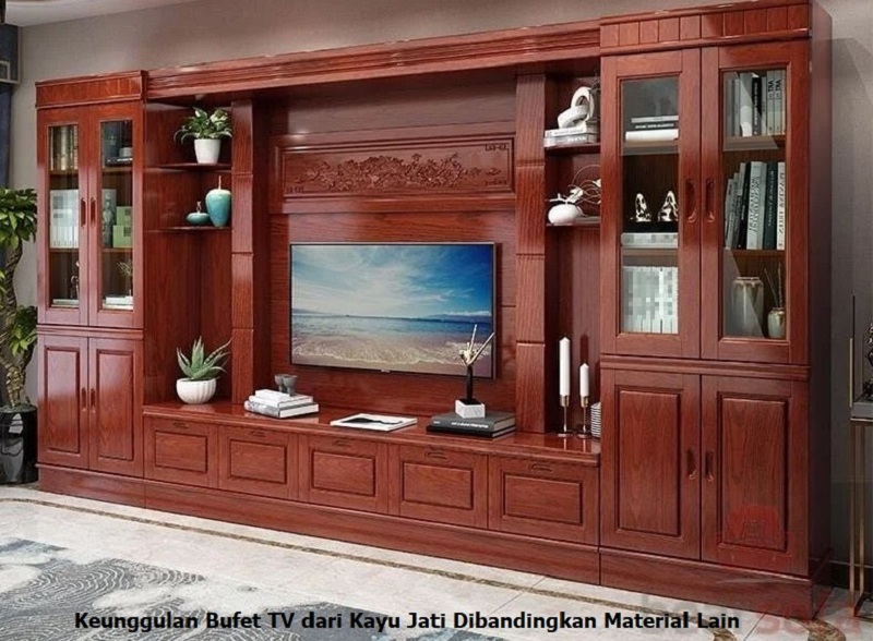 Bufet TV dari Kayu