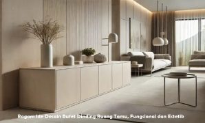 Bufet Dinding Ruang Tamu